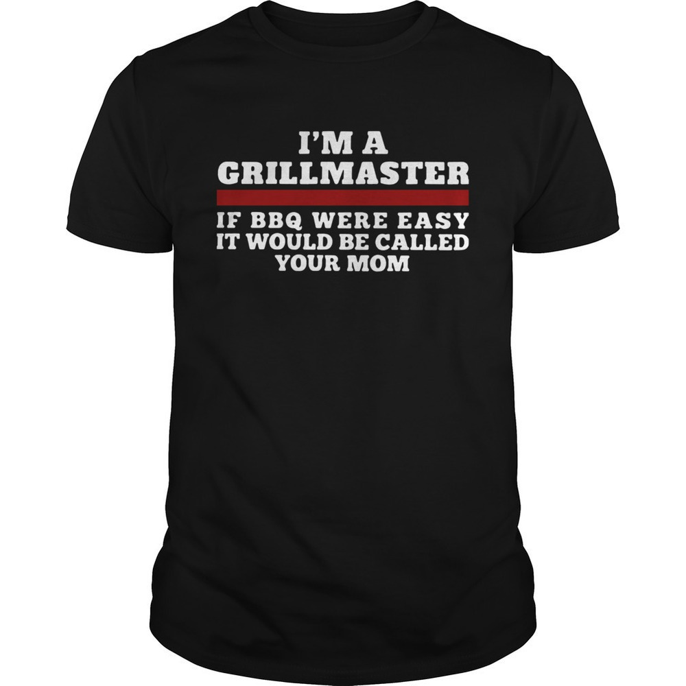 Grillmaster BBQ Funny Cookout Graphic Unisex T-Shirt